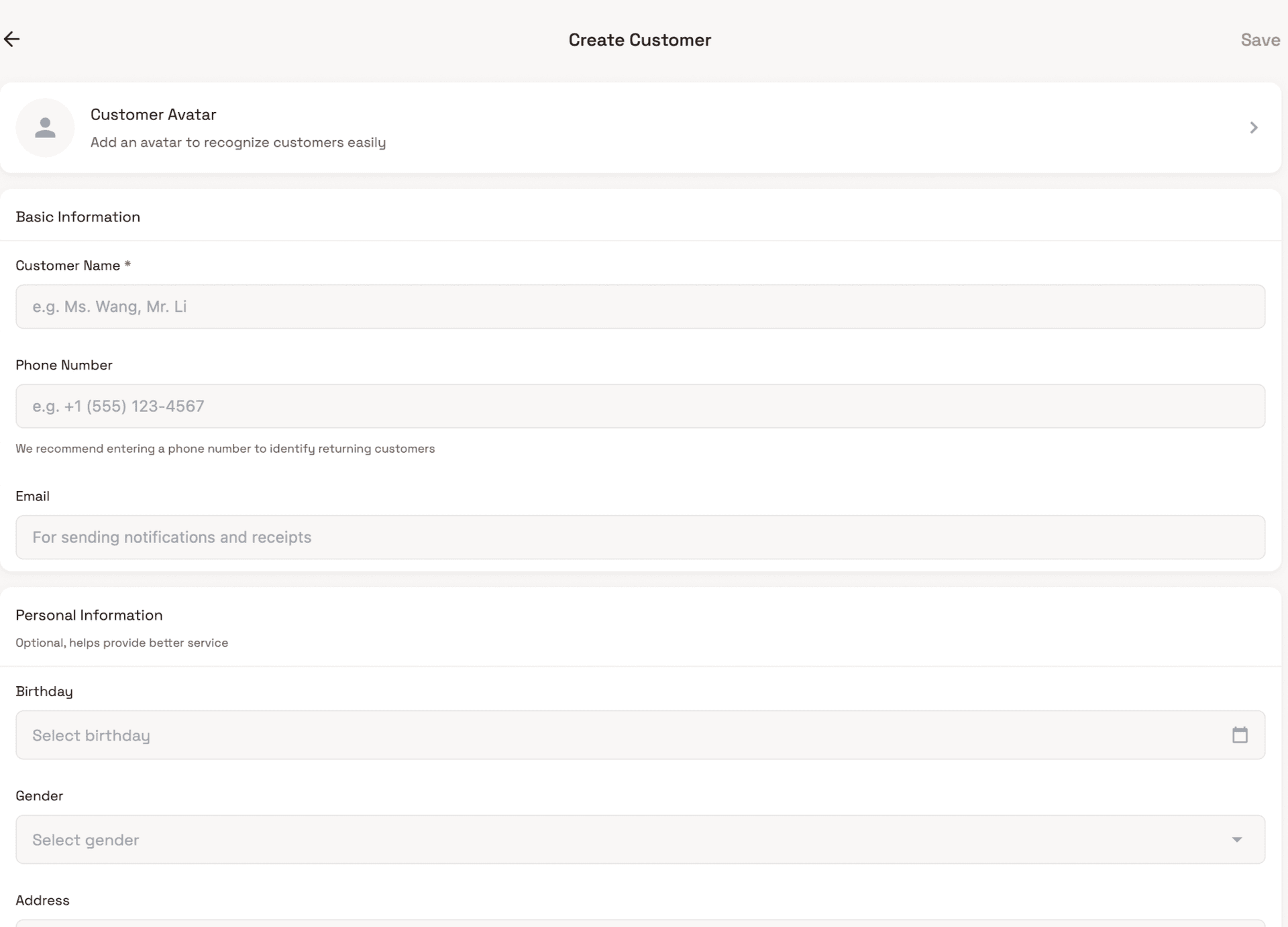 Client operations center